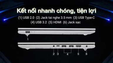 Laptop Asus Vivobook 15 X1504VA - BQ3394W (i3 1315U, 8GB, 512GB, Full HD, Win11) - 12