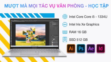 Laptop Asus Vivobook 15 X1504VA - BQ2225WS (i5 1334U, 16GB, 512GB, Full HD, OfficeH24+365, Win11) - 11