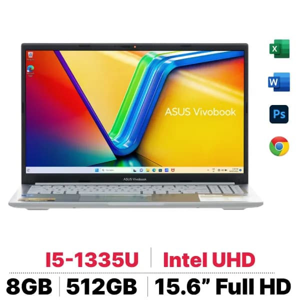 Laptop Asus Vivobook 15 X1504VA - BQ2225WS (i5 1334U, 16GB, 512GB, Full HD, OfficeH24+365, Win11) - 20