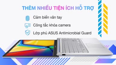 Laptop Asus Vivobook 15 X1504VA - BQ2225WS (i5 1334U, 16GB, 512GB, Full HD, OfficeH24+365, Win11) - 7