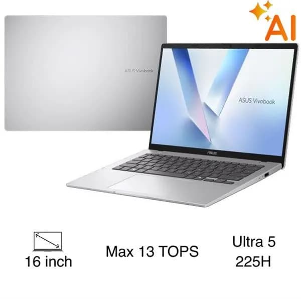 Laptop Asus Vivobook 16 A1607CA - MB038WS (Ultra 5 225H, 16GB, 512GB, WUXGA, OfficeH24+365, Win11) - 1