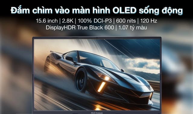 Laptop Asus Vivobook 15 OLED A1505VA - MA570WS (i7 13620H, 16GB, 512GB, 2.8K OLED 120Hz, OfficeH24+365, Win11) - 13