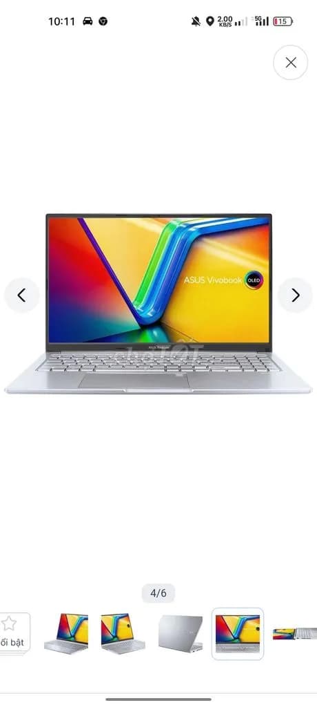 Laptop Asus Vivobook 15 OLED A1505VA - MA570WS (i7 13620H, 16GB, 512GB, 2.8K OLED 120Hz, OfficeH24+365, Win11) - 17
