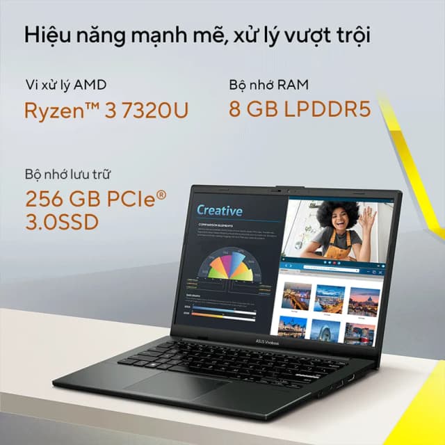 Top 1 so sánh giá Laptop Asus VivoBook Go 14 E1404FA - EB945W (R5 40, 16GB, 512GB, Full HD, Win11) - Tìm sản phẩm giá rẻ nhất - Ảnh 5