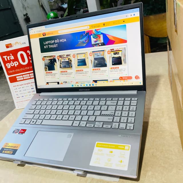 Laptop Asus Vivobook Go 15 E1504FA - NJ776W (R5 7520U, 16GB, 512GB, Full HD, Win11) - 15