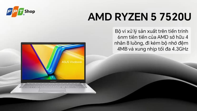 Laptop Asus Vivobook Go E1404FA - EB482W (R5 7520U, 16GB, 512GB, Full HD, Win11) - Giá rẻ nhất hôm nay - Ảnh 12