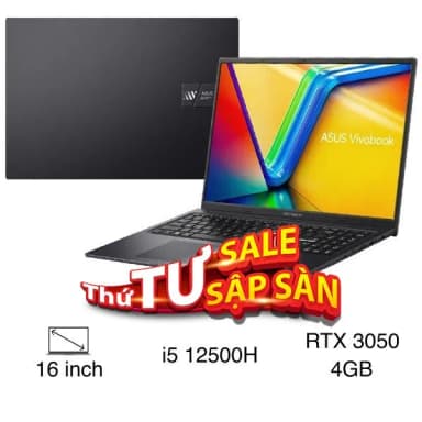Laptop Asus Gaming Vivobook K3605ZC - RP629W (i5 12500H, 16GB, 512GB, RTX 3050 4GB, WUXGA 144Hz, Win11) - 2