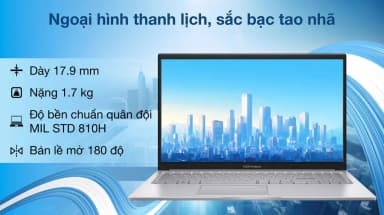 Laptop Asus Vivobook 15 X1504VA - BQ185WS (Core 5 120U, 16GB, 512GB, Full HD, OfficeH24+365, Win11) - 4