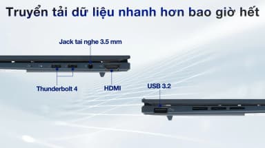 Laptop Asus Zenbook 14 UX3405CA - PZ187WS (Ultra 5 225H, 16GB, 512GB, 2.8K OLED 120Hz, Cảm ứng, OfficeH24+365, Win11) - 13