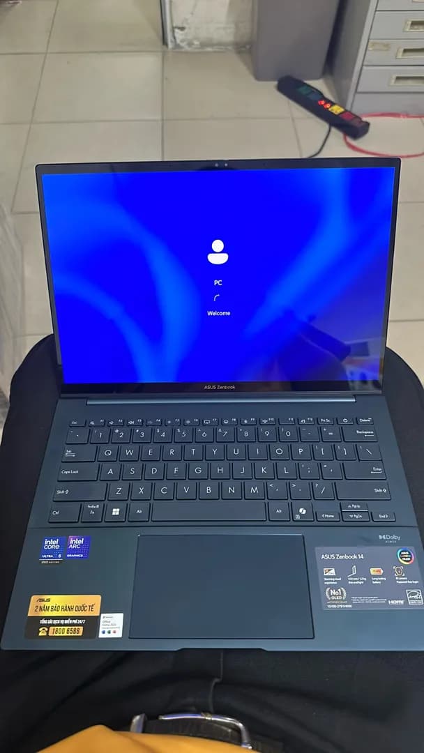 Laptop Asus Zenbook 14 UX3405CA - PZ187WS (Ultra 5 225H, 16GB, 512GB, 2.8K OLED 120Hz, Cảm ứng, OfficeH24+365, Win11) - 9