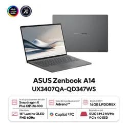 Laptop Asus Zenbook A14 UX3407QA - QD299WS (X1 26 100, 16GB/, 512GB, WUXGA OLED, OfficeH24+365, Win11) - 19