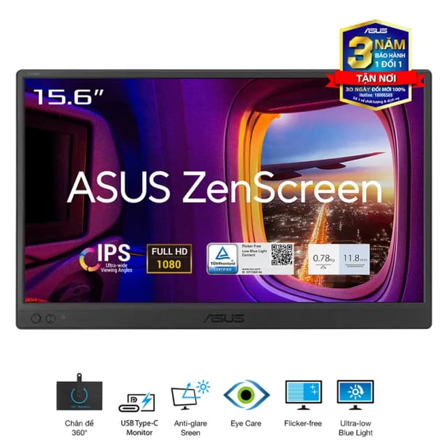 Top 1 so sánh giá Màn hình di động Asus ZenScreen MB169CK (15.6 inch, Full HD, IPS, 60Hz, 5ms) - Tìm sản phẩm giá rẻ nhất - Ảnh 2
