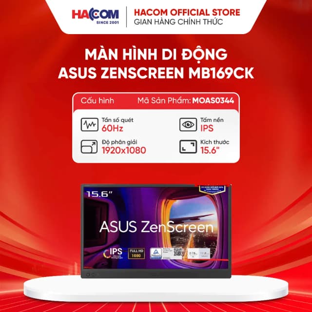 Top 1 so sánh giá Màn hình di động Asus ZenScreen MB169CK (15.6 inch, Full HD, IPS, 60Hz, 5ms) - Tìm sản phẩm giá rẻ nhất - Ảnh 16