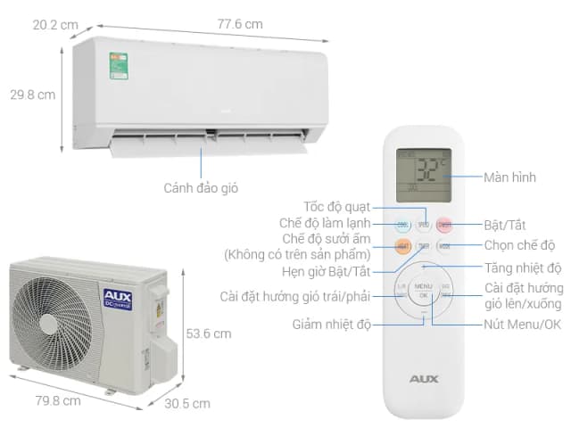 So sánh giá Máy lạnh AUX Inverter 1.5 HP AW13CAA4DI-3VN rẻ nhất? - Ảnh 7