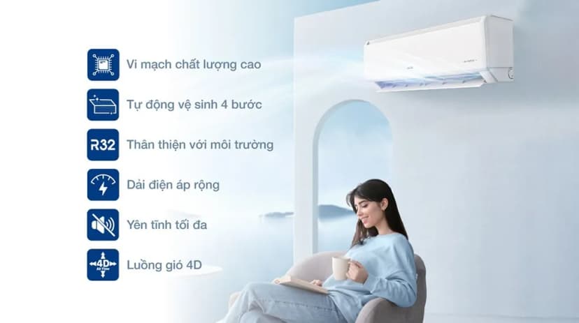 Máy lạnh AUX Inverter 2 HP AW18CDA4DI-5VN - Giá rẻ nhất hôm nay - Ảnh 7