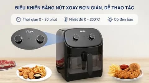 So sánh giá Nồi chiên không dầu AVA 5.5 lít 55K07A rẻ nhất? - Ảnh 12