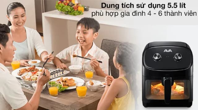 So sánh giá Nồi chiên không dầu AVA 5.5 lít 55K07A rẻ nhất? - Ảnh 13