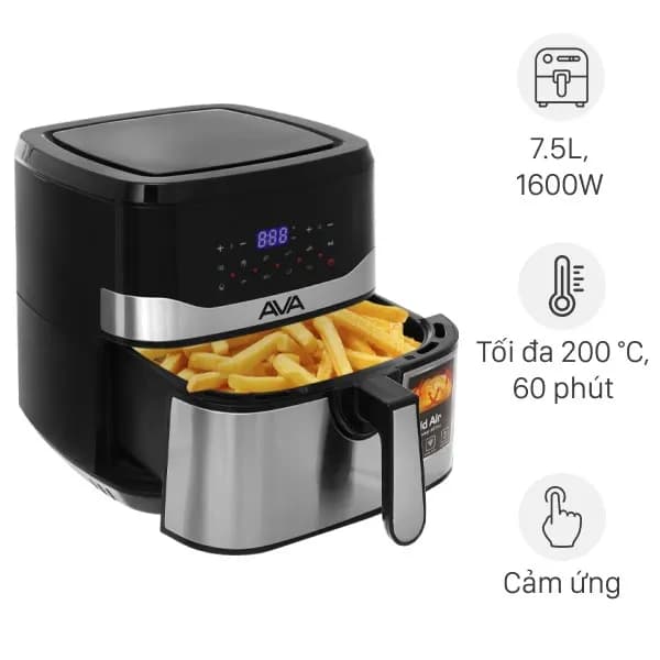 So sánh giá Nồi chiên không dầu AVA 5.5 lít 55K07A rẻ nhất? - Ảnh 16