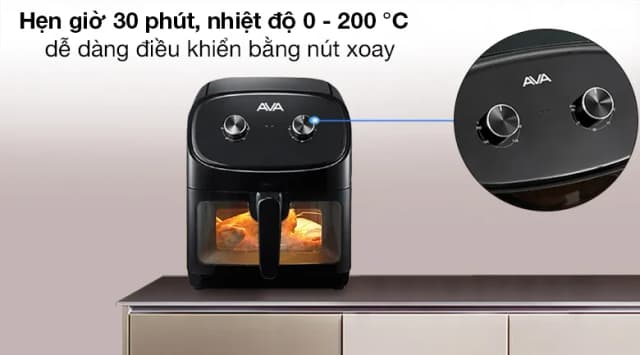 So sánh giá Nồi chiên không dầu AVA 5.5 lít 55K07A rẻ nhất? - Ảnh 5