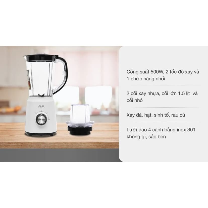 So sánh giá Máy xay sinh tố đa năng AVA BL9006-GS - Tìm sản phẩm giá rẻ nhất - Ảnh 2