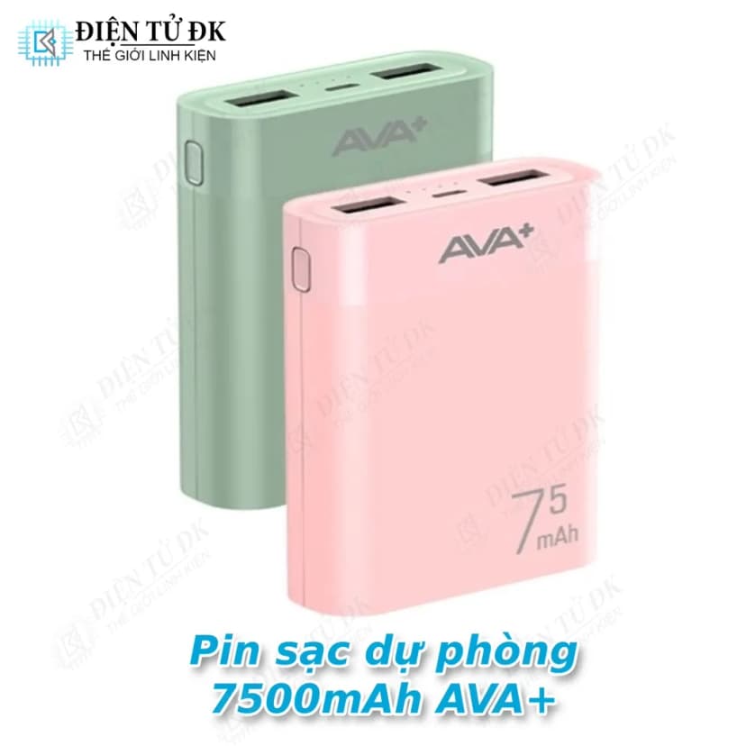 So sánh giá Pin sạc dự phòng 7500 mAh 10W AVA+ LJ JP199 - Tìm sản phẩm giá rẻ nhất - Ảnh 1