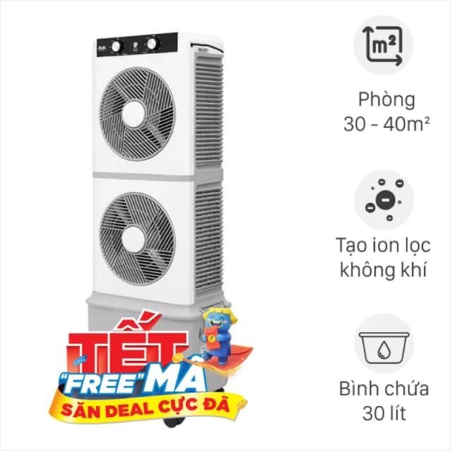 Quạt điều hòa AVA RPD-60T 130W - Ảnh 6