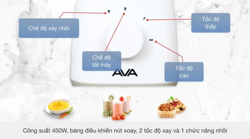 Máy xay sinh tố đa năng AVA YX-906N - Giá rẻ nhất hôm nay - Ảnh 3