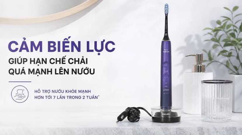 Bàn chải đánh răng điện Philips HX9911/74 - Giá rẻ nhất hôm nay - Ảnh 3