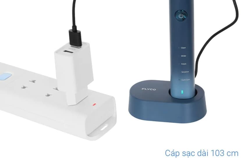 Bàn chải điện Flyco FT7105VN - Xanh - Giá rẻ nhất hôm nay - Ảnh 5