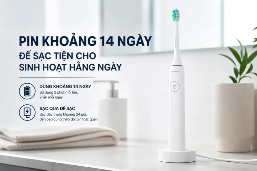Bàn chải điện Philips HX4031/21 - Giá rẻ nhất hôm nay - Ảnh 4
