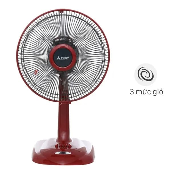 Quạt bàn Mitsubishi Electric 5 cánh D12-GA CY-RD 37W - Ảnh 10
