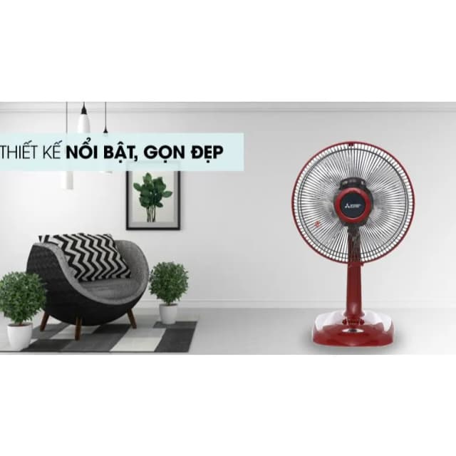 So sánh giá Quạt bàn Mitsubishi Electric 5 cánh D12-GA CY-RD 37W rẻ nhất? - Ảnh 5