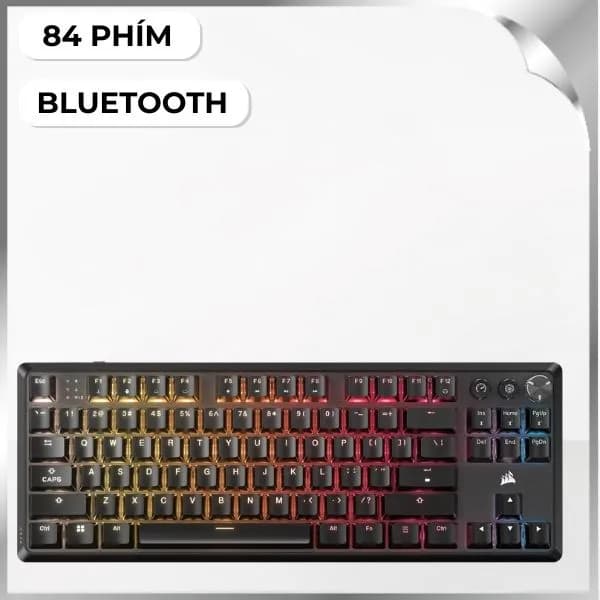 Bàn Phím Cơ Bluetooth Gaming Corsair K70 CORE TKL WL-MLX RED-BLK RGB/CH-914901E-NA - Giá rẻ nhất hôm nay - Ảnh 1