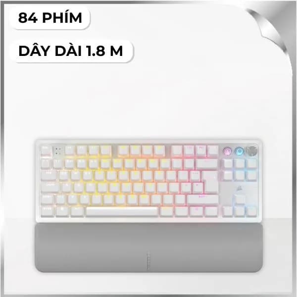 Bàn Phím Cơ Có Dây Gaming Corsair K70 PRO TKL-MGX-WHT RGB/CH-911921G-NA - Giá rẻ nhất hôm nay - Ảnh 1