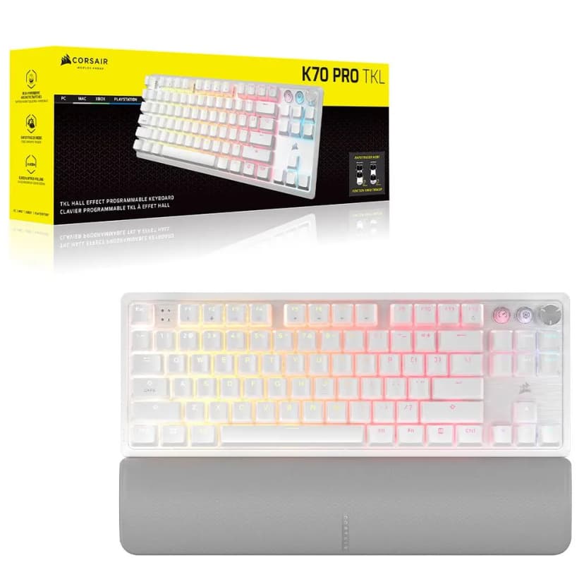 Bàn Phím Cơ Có Dây Gaming Corsair K70 PRO TKL-MGX-WHT RGB/CH-911921G-NA - Giá rẻ nhất hôm nay - Ảnh 2