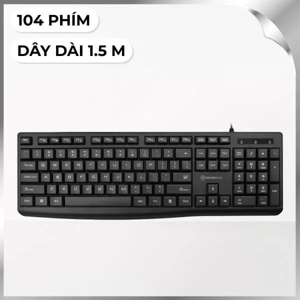Bàn Phím Có Dây MicroPack K206 - Ảnh 3