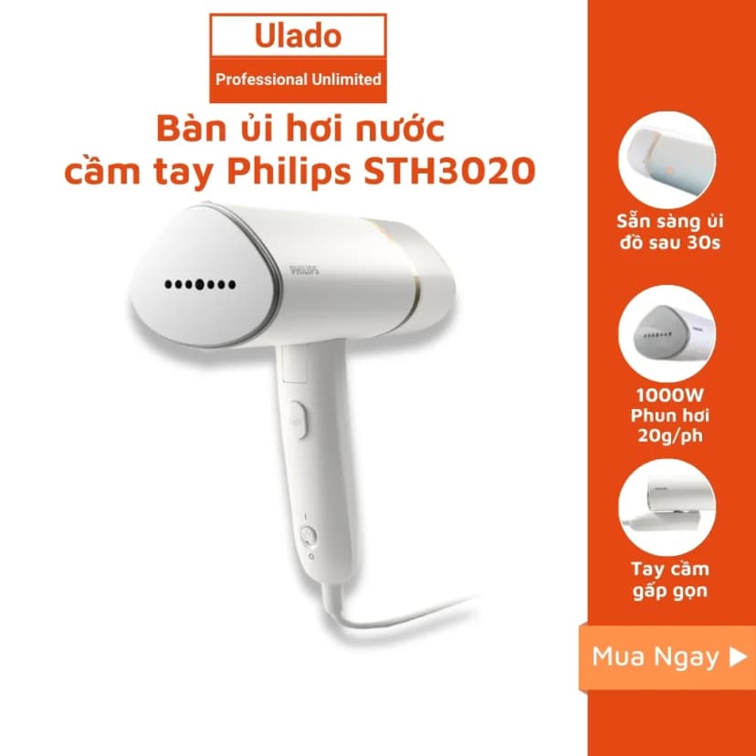 Bàn ủi hơi nước cầm tay Philips STH3020/10 1090W - Giá rẻ nhất hôm nay - Ảnh 18