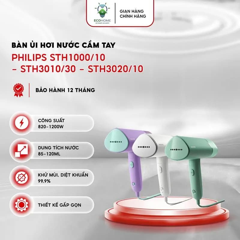 Bàn ủi hơi nước cầm tay Philips STH3020/10 1090W - Giá rẻ nhất hôm nay - Ảnh 20