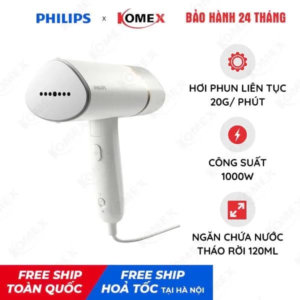 Bàn ủi hơi nước cầm tay Philips STH3020/10 1090W - Giá rẻ nhất hôm nay - Ảnh 3