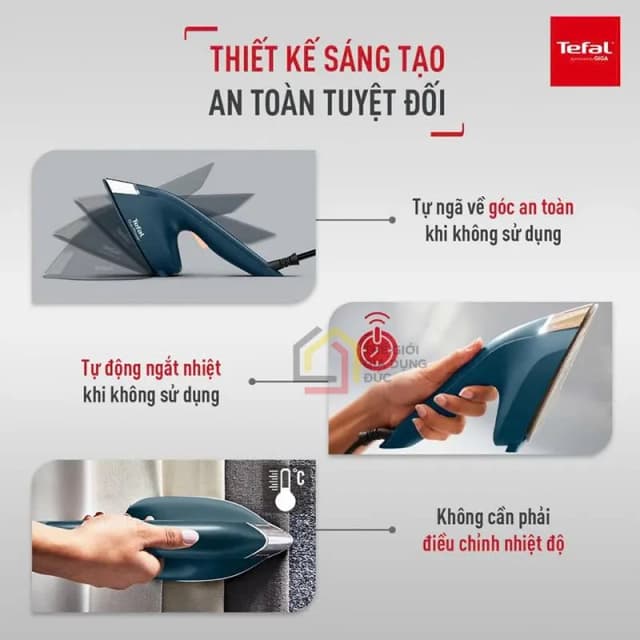 So sánh giá Bàn ủi hơi nước đa năng Tefal 2 trong 1 Duo Power JF4032E0 1850W rẻ nhất? - Ảnh 13