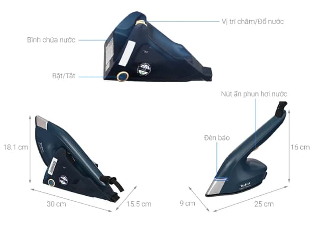 So sánh giá Bàn ủi hơi nước đa năng Tefal 2 trong 1 Duo Power JF4032E0 1850W rẻ nhất? - Ảnh 7