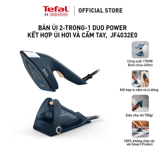 So sánh giá Bàn ủi hơi nước đa năng Tefal 2 trong 1 Duo Power JF4032E0 1850W rẻ nhất? - Ảnh 10