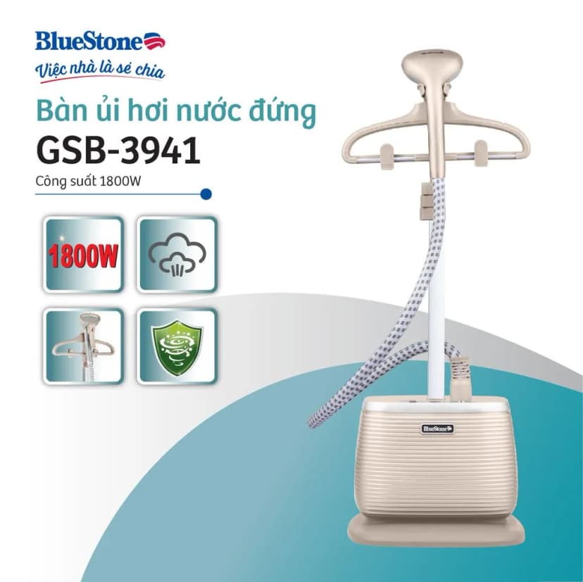 So sánh giá Bàn ủi hơi nước đứng BlueStone GSB-3941 1800W - Tìm sản phẩm giá rẻ nhất - Ảnh 5