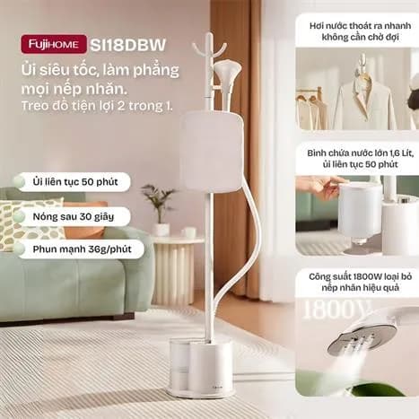 So sánh giá Bàn ủi hơi nước đứng Fujihome SI18DBW 1800 - 2140W rẻ nhất? - Ảnh 2
