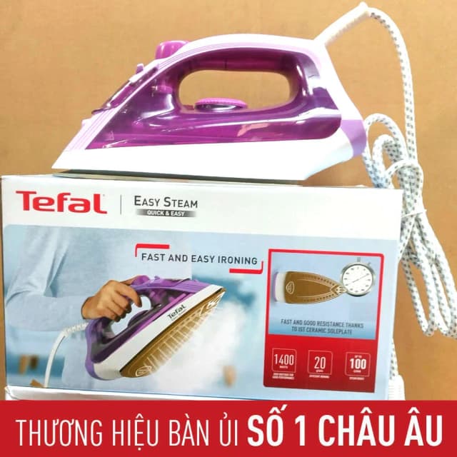 So sánh giá Bàn ủi hơi nước Tefal Easy Steam FV1955E0 1400W rẻ nhất? - Ảnh 10