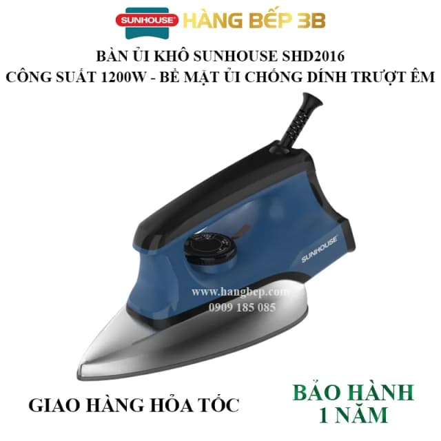 Top 1 so sánh giá Bàn ủi khô Sunhouse SHD2016 1200W - Tìm sản phẩm giá rẻ nhất - Ảnh 3