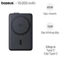 Pin sạc dự phòng 10000mAh Type C PD QC 3.0 22.5W Baseus Qpow 3 Ultra PPFLS-1022 kèm Cáp Lightning và Type C - Giá rẻ nhất hôm nay - Ảnh 15