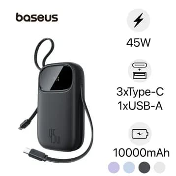 Pin sạc dự phòng 20000mAh Type C PD QC 3.0 22.5W Baseus Qpow 3 Ultra PPFLS-2022 kèm Cáp Lightning và Type C - Giá rẻ nhất hôm nay - Ảnh 20