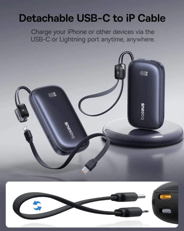 So sánh giá Pin sạc dự phòng 20000mAh Type C PD QC 3.0 45W Baseus Qpow 3 Ultra PPFLS-2045 kèm Cáp Lightning và Type C rẻ nhất? - Ảnh 4