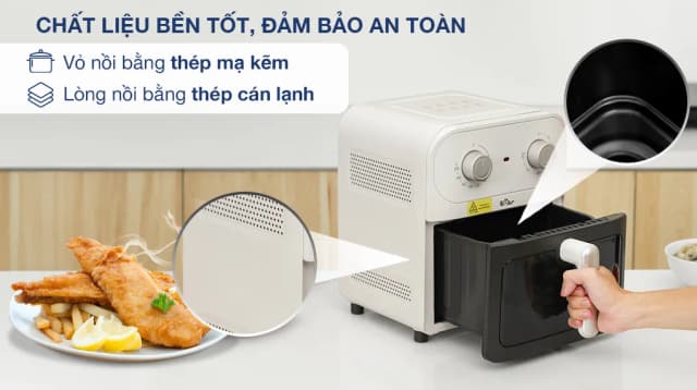 So sánh giá Nồi chiên không dầu Bear 6 lít BAF-P63W1 rẻ nhất? - Ảnh 12
